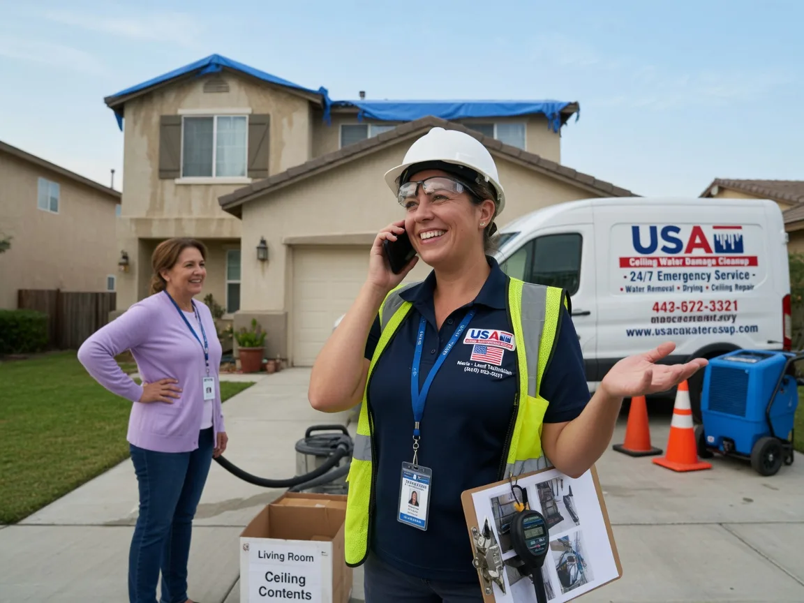 Ceiling Water Damage Restoration Marietta, IL FAQs